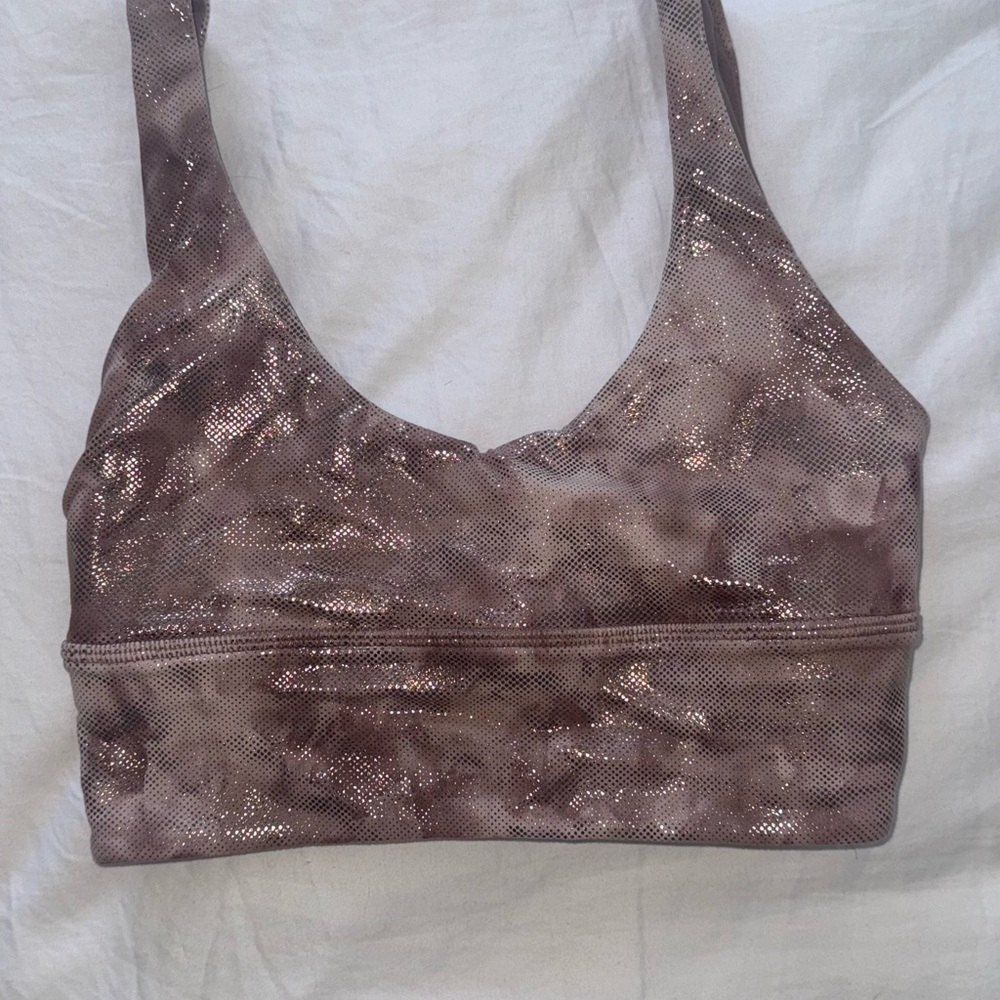 Lululemon Metallic Sports Bra